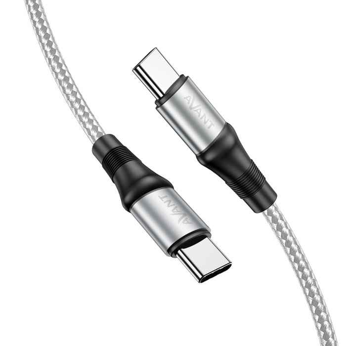 AVANT CONNECT Cable Tipo C a Tipo C 1m, Trenzado, Carga Rápida 100W 5A PD, Force Edition