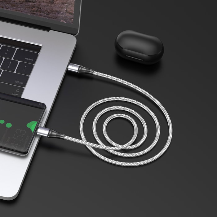 AVANT CONNECT Cable Tipo C a Tipo C 1m, Trenzado, Carga Rápida 100W 5A PD, Force Edition