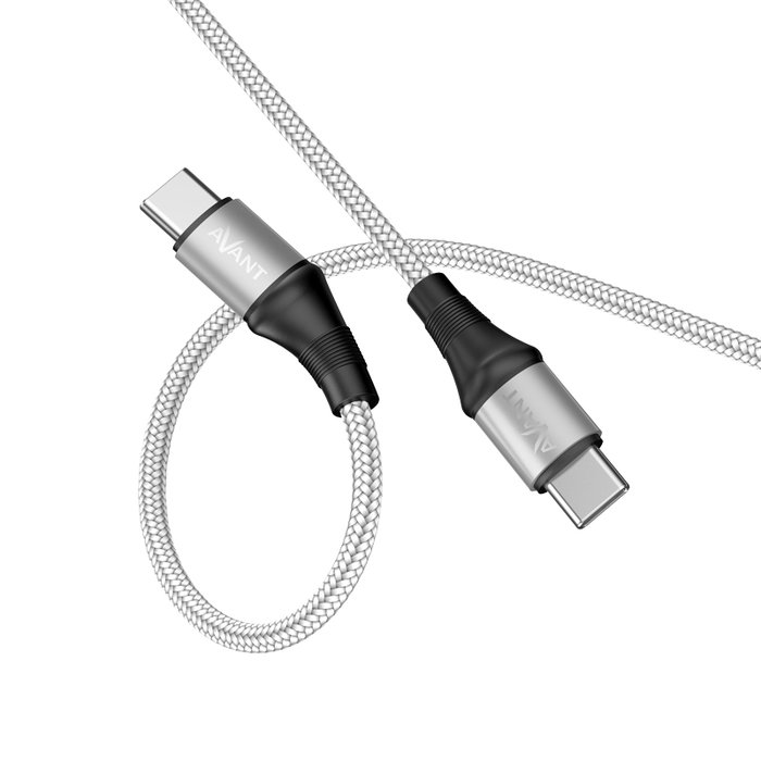 AVANT CONNECT Cable Tipo C a Tipo C 1m, Trenzado, Carga Rápida 100W 5A PD, Force Edition