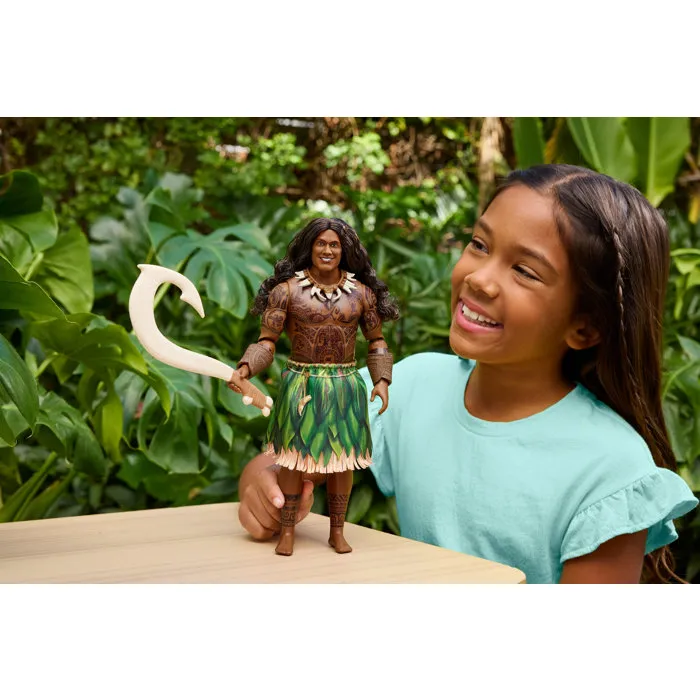MATTEL Muñeco Maui de la película Vaiana con accesorios MATTEL Muñeco Maui de la película Vaiana con accesorios