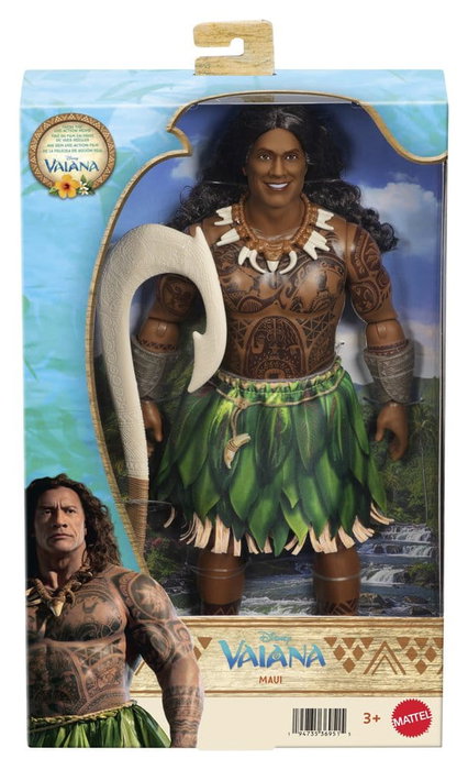 MATTEL Muñeco Maui de la película Vaiana con accesorios MATTEL Muñeco Maui de la película Vaiana con accesorios