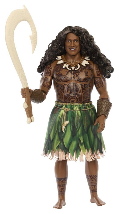 MATTEL Muñeco Maui de la película Vaiana con accesorios MATTEL Muñeco Maui de la película Vaiana con accesorios