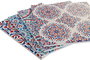 DKD Home Decor Salvamanteles de Dolomita Azulejos Multicolor 48 Piezas