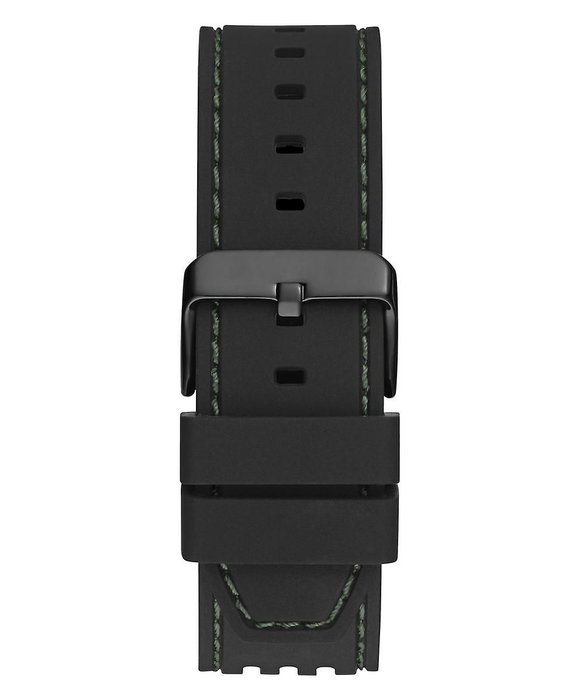 Guess GW0499G7 Reloj de Hombre con Correa Negra y Caja Verde