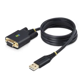 StarTech.com Cable Serie USB a DB-9 Negro 1m - 1P3FFCNB-USB-SERIAL