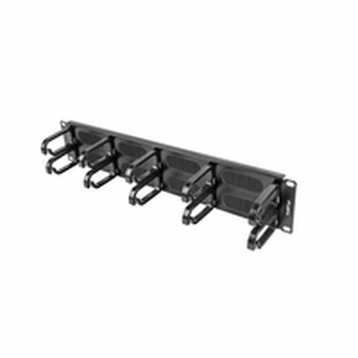 Lanberg AK-1204-B Organizador de cables 2U Negro