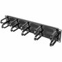 Lanberg AK-1204-B Organizador de cables 2U Negro