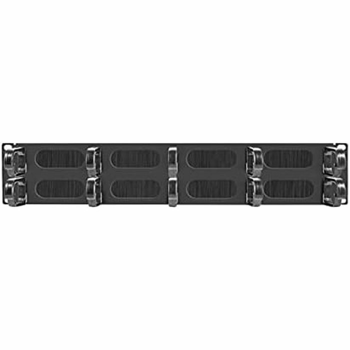 Lanberg AK-1204-B Organizador de cables 2U Negro