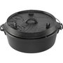 Petromax Ft6 Olla de Hierro Fundido con Tapa 5,5 L Negro