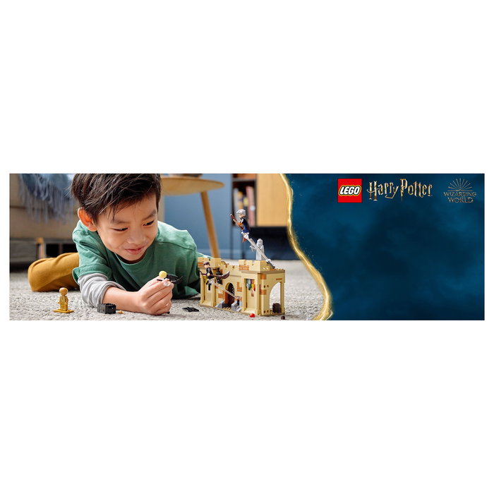 LEGO Harry Potter Hogwarts: Primera Lección de Vuelo 76395 Set de Construcción con 4 Mini Figuras, 264 Piezas, para 7 Años o Más