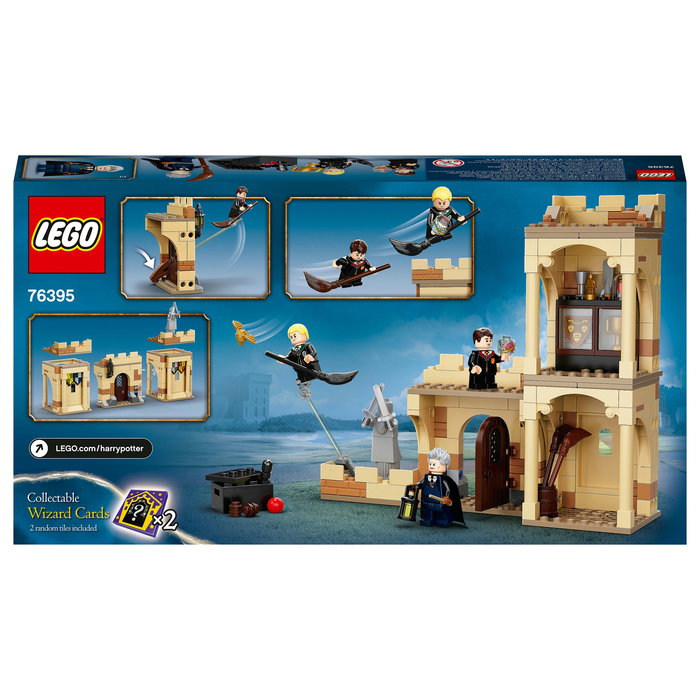 LEGO Harry Potter Hogwarts: Primera Lección de Vuelo 76395 Set de Construcción con 4 Mini Figuras, 264 Piezas, para 7 Años o Más