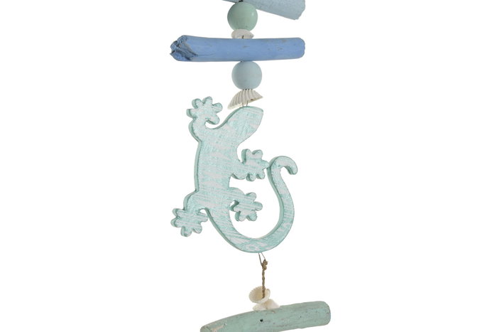 DKD Home Decor Decoración Colgante Albasia Surtido de 4 Unidades