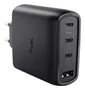 Trust Maxo 65W Cargador de Pared GaN con 3xUSB-C y 1xUSB-A Negro