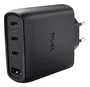 Trust Maxo 65W Cargador de Pared GaN con 3xUSB-C y 1xUSB-A Negro