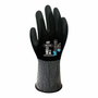 Wonder Grip Guante de nailon/spandex con doble recubrimiento de nitrilo t-08 Talla 8
