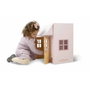Muñecas Arias Cama-Casita Nature Rosa con 3 Perchas