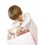 Muñecas Arias Cama-Casita Nature Rosa con 3 Perchas