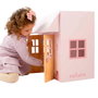 Muñecas Arias Cama-Casita Nature Rosa con 3 Perchas