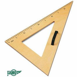 Faibo Cartabón Pizarra 50 cm Graduado Plastico