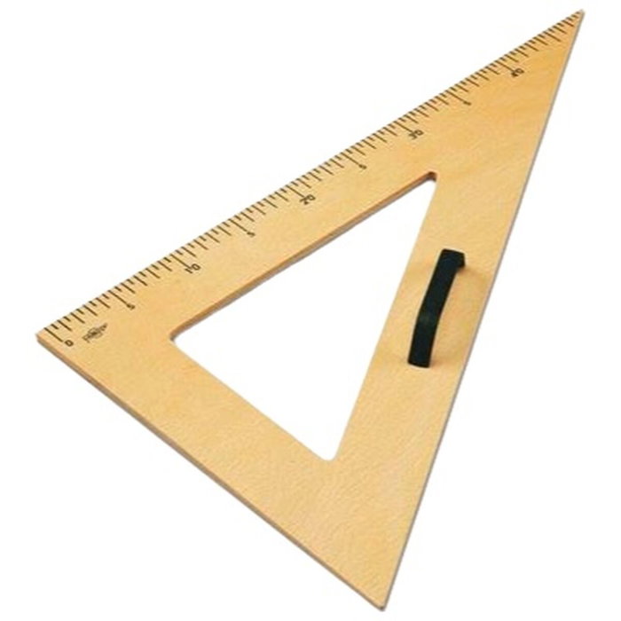 Faibo Cartabón para Pizarra 50 cm Imitación Madera Faibo Cartabón para Pizarra 50 cm Imitación Madera