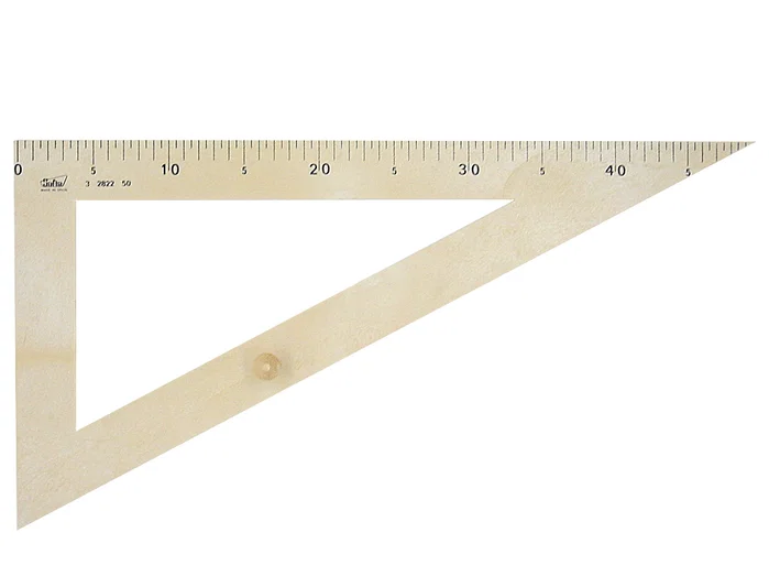 Faibo Cartabón para Pizarra 50 cm Imitación Madera Faibo Cartabón para Pizarra 50 cm Imitación Madera