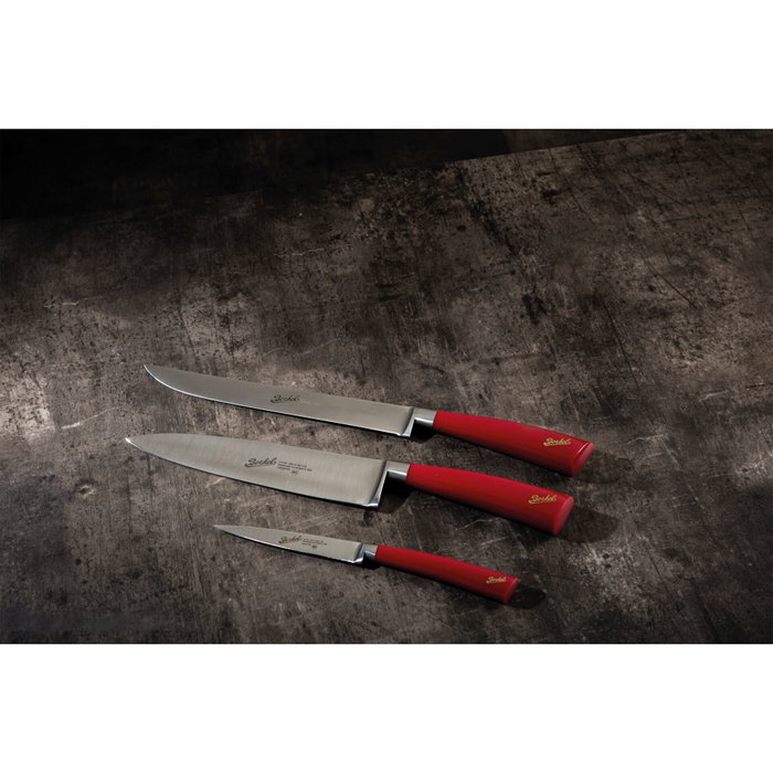 Berkel Elegance Red Chef-Set de 3 piezas en color rojo y plata de acero inoxidable. Skus: B1CDRD2WJA