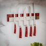 Berkel Elegance Red Chef-Set de 3 piezas en color rojo y plata de acero inoxidable. Skus: B1CDRD2WJA