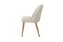 DKD Home Decor Silla de Fresno Tapizada en Poliéster Acabado Decapé