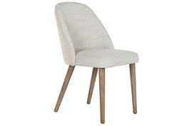 DKD Home Decor Silla de Fresno Tapizada en Poliéster Acabado Decapé