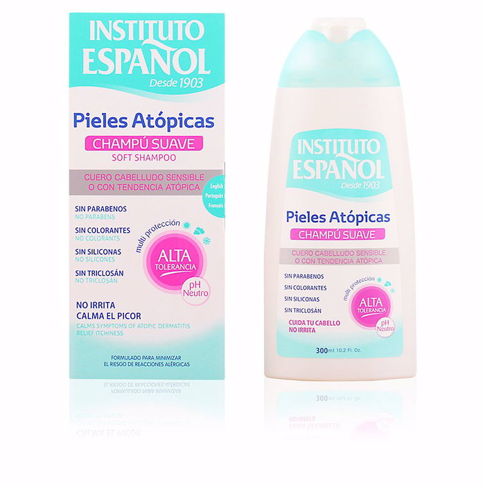 Instituto Español Piel Atópica Champú Suave 300 ml para Cuero Cabelludo Sensible Instituto Español Piel Atópica Champú Suave 300 ml para Cuero Cabelludo Sensible