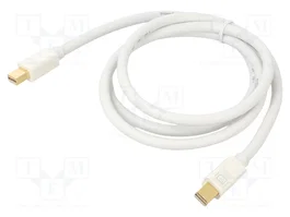 DeLOCK Cable Mini DisplayPort 1.2 a Mini DisplayPort 4K 60 Hz, 1 m, Blanco, 82794