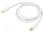 DeLOCK Cable Mini DisplayPort 1.2 a Mini DisplayPort 4K 60 Hz, 1 m, Blanco, 82794