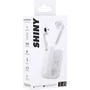 TNB SHINY Auriculares Bluetooth TWS Inalámbricos True Wireless con Estuche de Carga Blanco - Tecnología Bluetooth 5.0, Diseño Ergonómico Ligero y Compacto