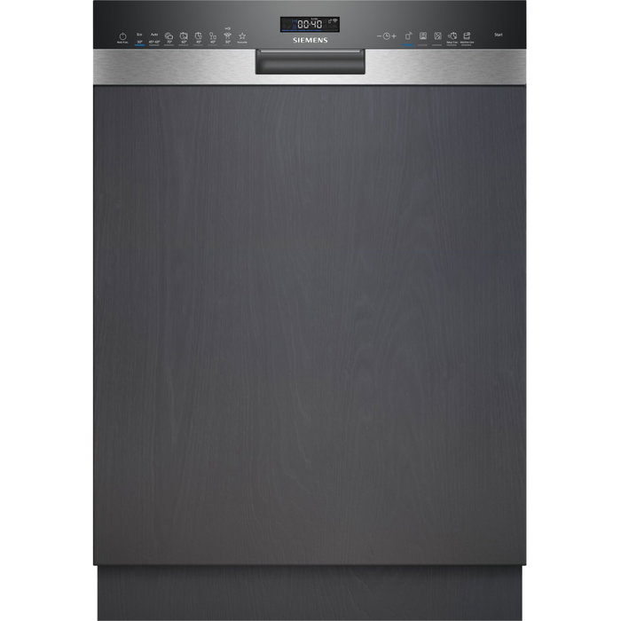 Siemens SN55ES12CE Lavavajillas semi-integrado iQ300 Negro 60 cm Siemens SN55ES12CE Lavavajillas semi-integrado iQ300 Negro 60 cm
