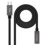 Nanocable Cable Prolongador USB-C 3.2 Gen2x2 2m Negro