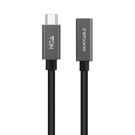 Nanocable Cable Prolongador USB-C 3.2 Gen2x2 2m Negro