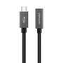 Nanocable Cable Prolongador USB-C 3.2 Gen2x2 2m Negro