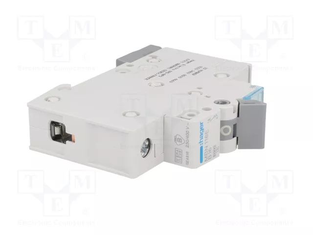 HAGER MBN116E Interruptor magnetotérmico 16A 1 Polo 6kA