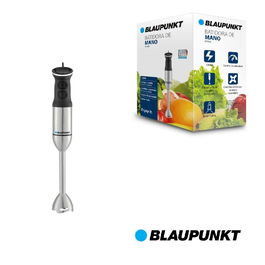 BLAUPUNKT BATIDORA DE VARILLA 1200W DE ACERO INOXIDABLE CON SELECTOR DE VELOCIDAD, VASO Y BOTON TURBO
