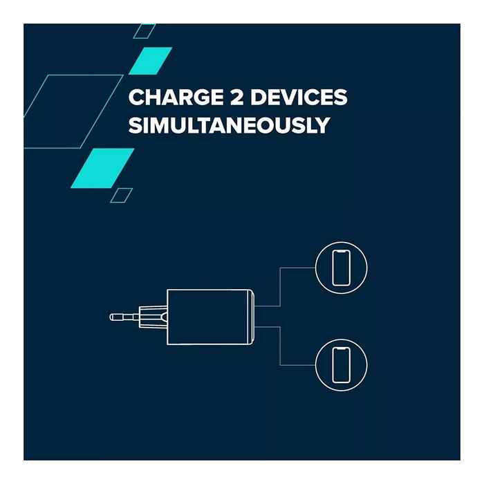 Canyon CU45AC Cargador GaN 45W con 1 Puerto USB-C PD y 1 Puerto USB-A QC, Enchufe UE, Blanco Canyon CU45AC Cargador GaN 45W con 1 Puerto USB-C PD y 1 Puerto USB-A QC, Enchufe UE, Blanco