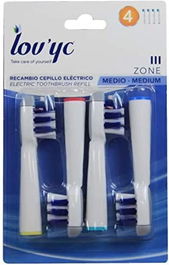 Oral-B Recambio de Cabezales, 4 Unidades, Compatible con Cepillo Eléctrico TriZone - Pack de Repuesto