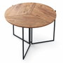 Aucune Mesa de comedor YAPRAK redonda de pino atlántico