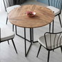 Aucune Mesa de comedor YAPRAK redonda de pino atlántico