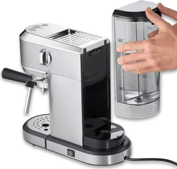 Severin KA 5997 Cafetera express de presión 20 bares 1350 W color plata Severin KA 5997 Cafetera express de presión 20 bares 1350 W color plata