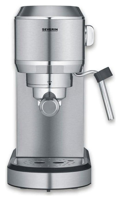 Severin KA 5997 Cafetera express de presión 20 bares 1350 W color plata Severin KA 5997 Cafetera express de presión 20 bares 1350 W color plata