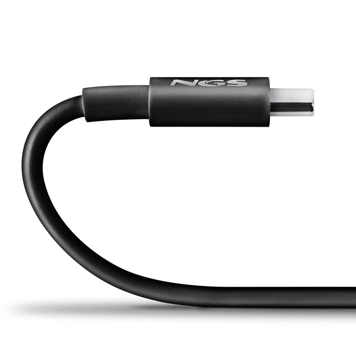 Ngs Zyro 60W-1 Cable USB-C a USB-C 1m Negro - Cable de Carga Rápida hasta 60W, Compatible con Smartphones, Tablets y Portátiles Ngs Zyro 60W-1 Cable USB-C a USB-C 1m Negro - Cable de Carga Rápida hasta 60W, Compatible con Smartphones, Tablets y Portátiles