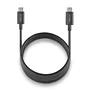 Ngs Zyro 60W-1 Cable USB-C a USB-C 1m Negro - Cable de Carga Rápida hasta 60W, Compatible con Smartphones, Tablets y Portátiles