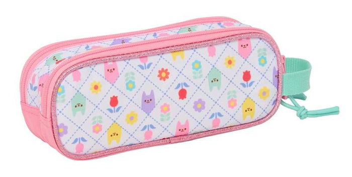 Safta Portatodo Doble de Organización para Juguetes, 21x8x6 cm, Multicolor