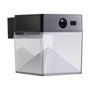 Edm Aplique solar cuadrado 4 W 500 lm negro