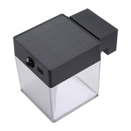 Edm Aplique solar cuadrado 4 W 500 lm negro